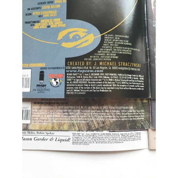 Rising Stars Comics Lot #1-6 - Picture 8 of 10